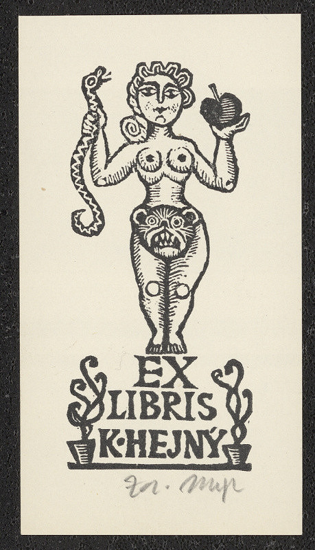 Zdeněk Mézl – Ex libris K. Hejný 
