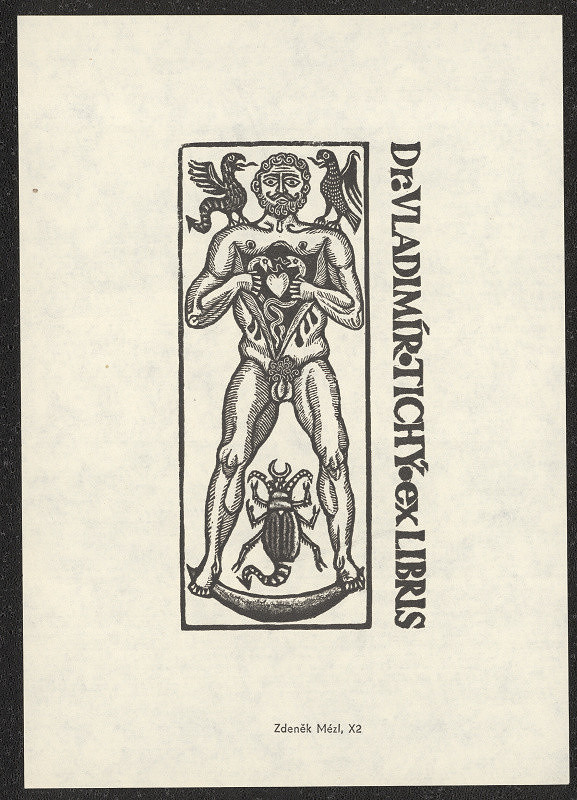 Zdeněk Mézl – Dr. Vladimír Tichý ex libris 