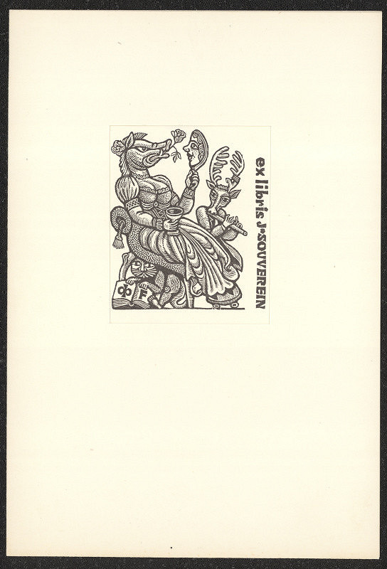 Zdeněk Mézl – Ex libris J. Souverein 