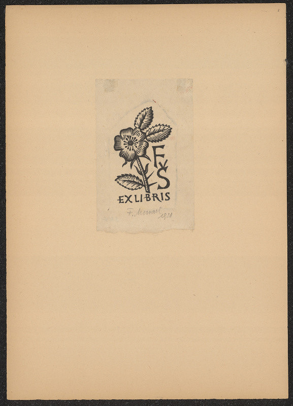 František Mervart – Ex libris F Š 