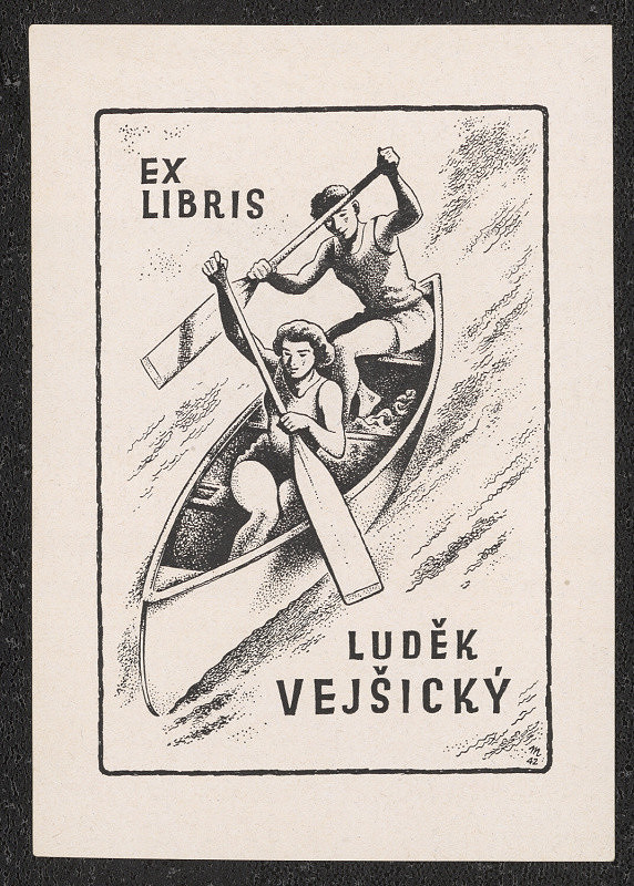Vojtěch Michal – EX libris Luděk Vejšický 