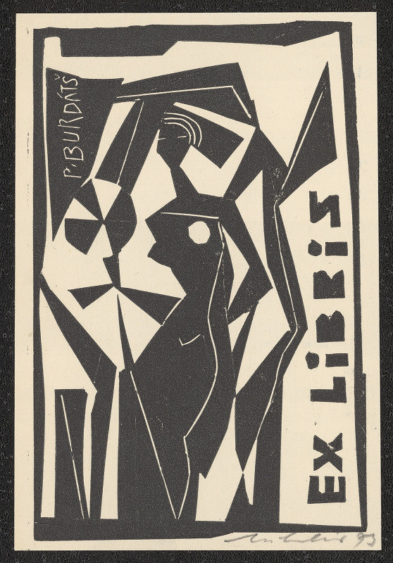 Milan Mihaľko – P. Burdátš ex libris 