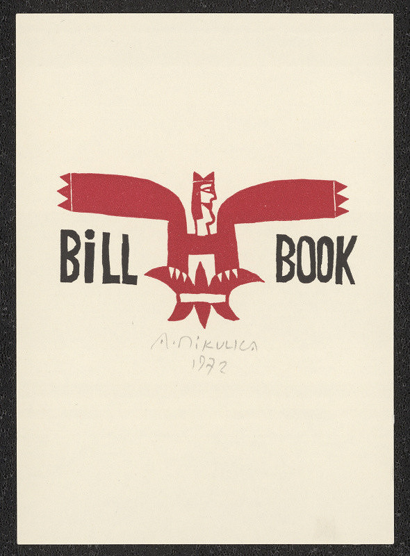 Alois Mikulka – Bill book 
