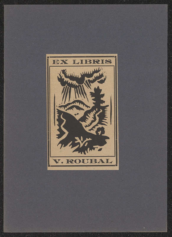 Rudolf Minařík – Ex libris V. Roubal 