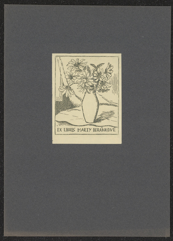 Cyril Mika – Ex libris Marty Beránkové 