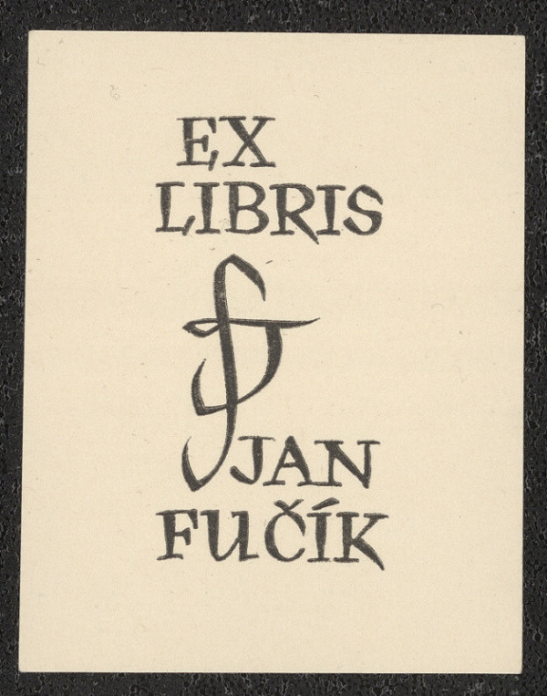 Oldřich Menhart – Ex libris Jan Fučík 
