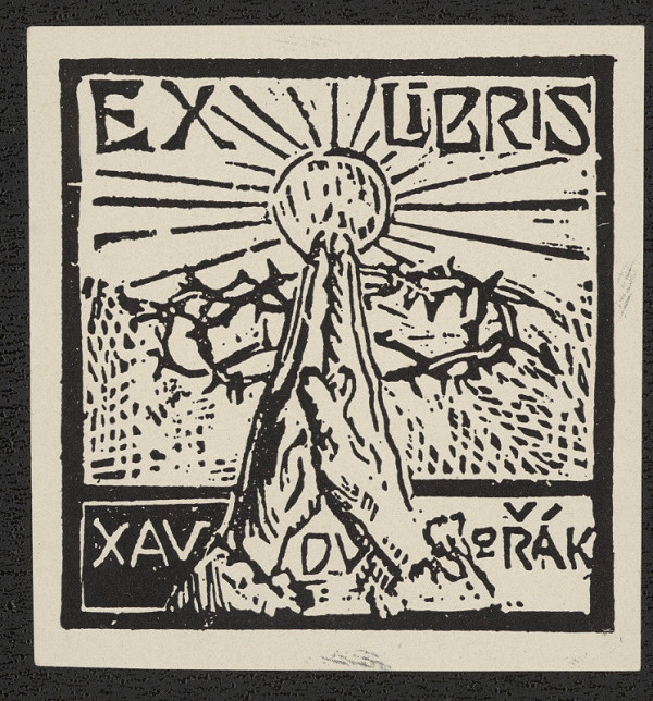 Sigismund  (vl.jm. Ludvík) Bouška – Exlibris Dvořák 