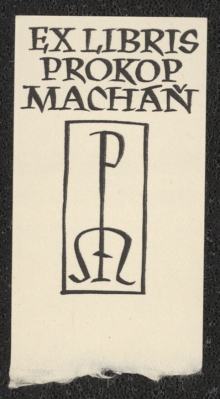 Oldřich Menhart – Ex libris Prokop Macháň 