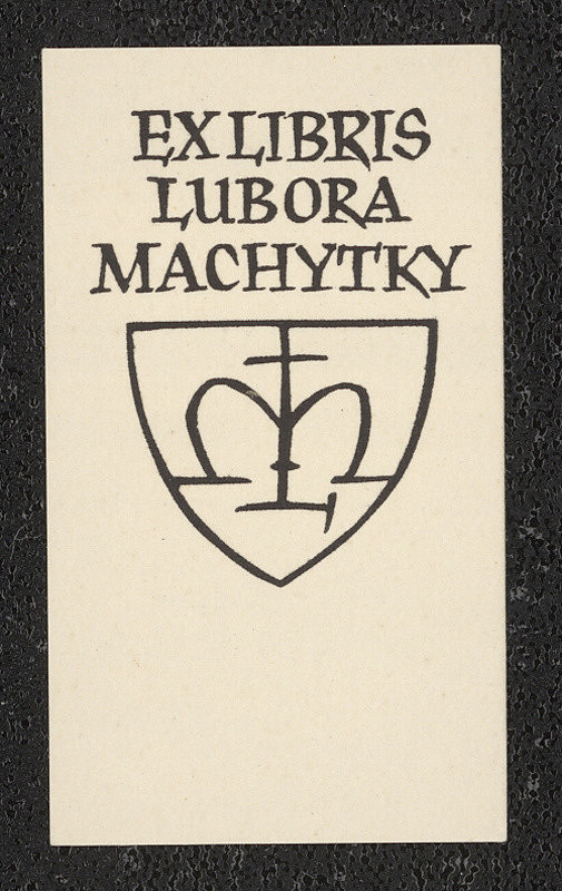 Oldřich Menhart – Ex libris Lubora Machytky 