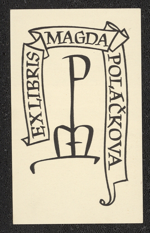 Oldřich Menhart – Ex libris Magda Poláčková 