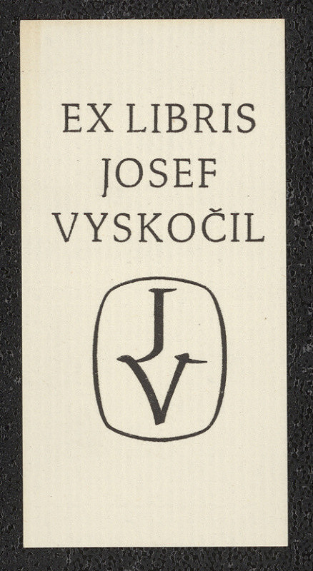 Oldřich Menhart – Ex libris Josef Vyskočil 
