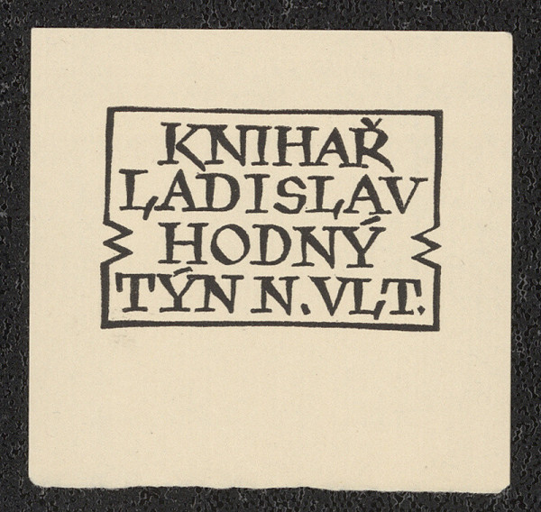Oldřich Menhart – Knihař Ladislav Hodný Týn n. Vlt. 