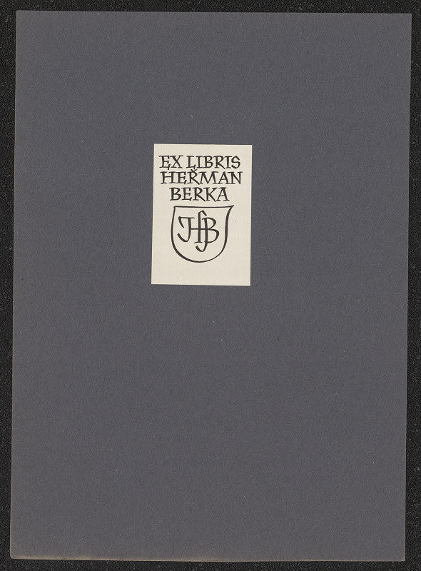 Oldřich Menhart – Ex libris Heřman Berka 