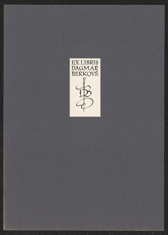 Oldřich Menhart – Ex libris Dagmar Berková 