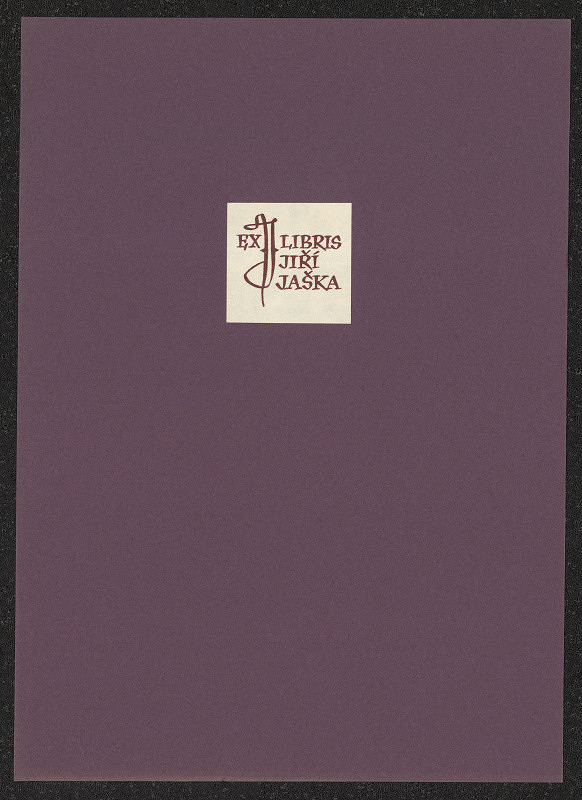 Oldřich Menhart – Ex libris Jiří Jaška 