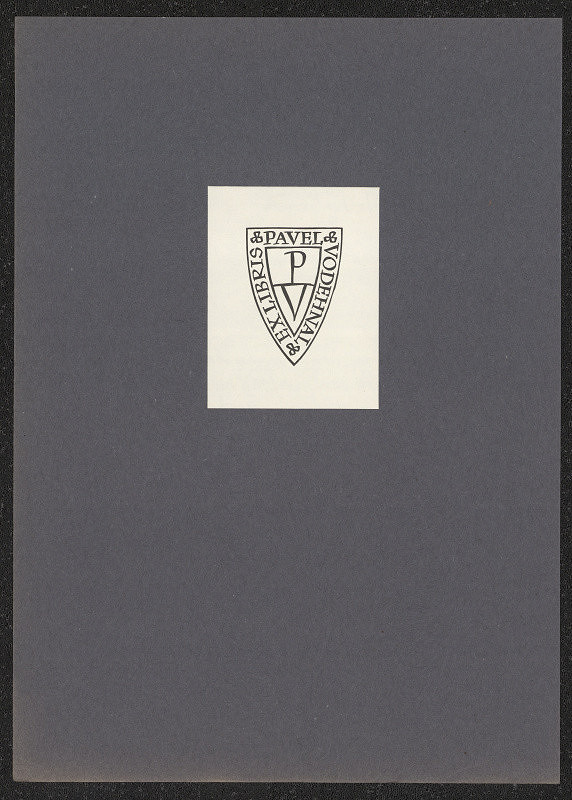 Oldřich Menhart – Ex libris Pavel Vodehnal 