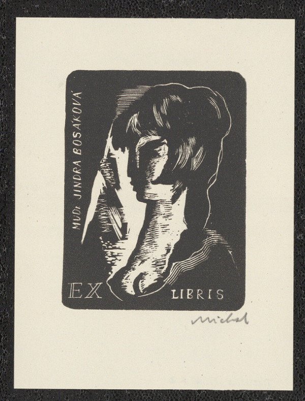 Rastislav Michal – Ex libris MUDr. Jindra Bosáková 