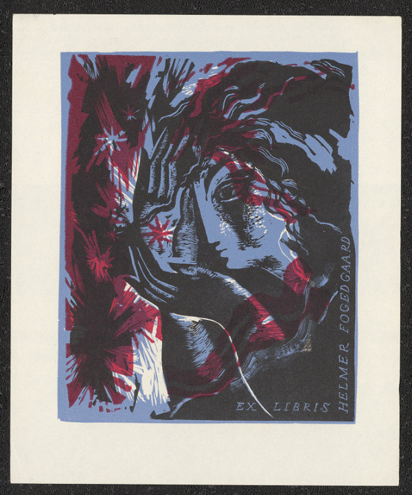 Rastislav Michal – Ex libris Helmer Fogedgaard 