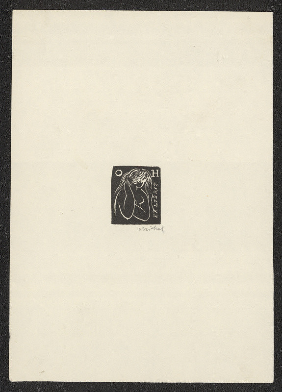 Rastislav Michal – Ex libris O H (Otak. Hradečný) 