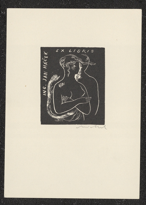 Rastislav Michal – Ex libris Ing. Jan Háček 