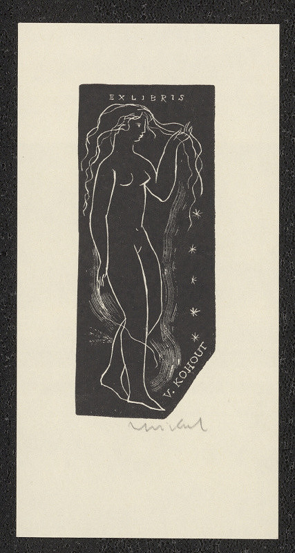 Rastislav Michal – Ex libris V. Kohout 