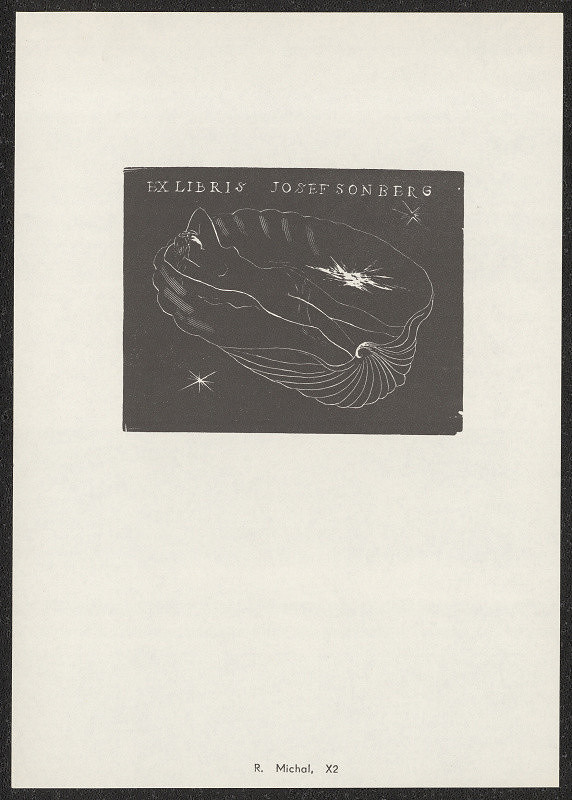 Rastislav Michal – Ex libris Josef Sonberg 