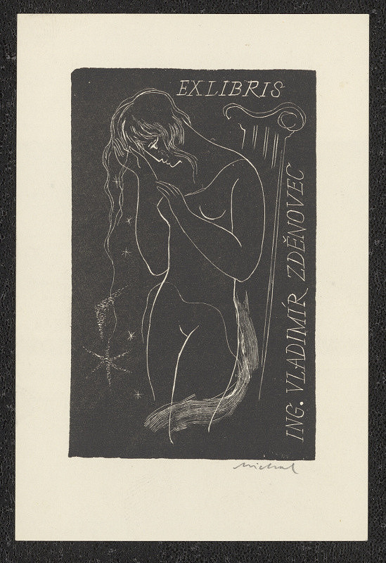 Rastislav Michal – Ex libris  Ing Vladimír Zděnovec 