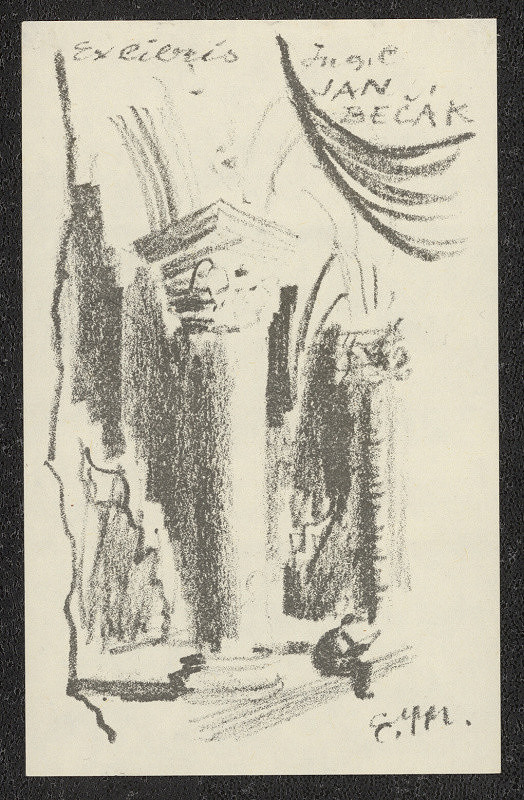 Eduard Milén – Exlibris Ing.C. Jan Bečák 