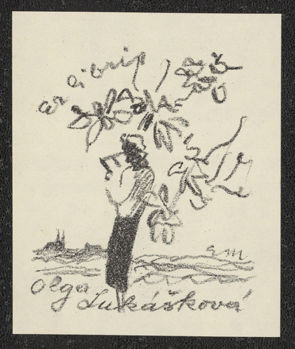 Eduard Milén – Ex libris Olga Lukášková 