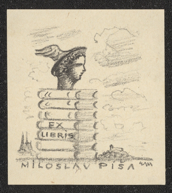 Eduard Milén – Ex libris Miloslav Píša 