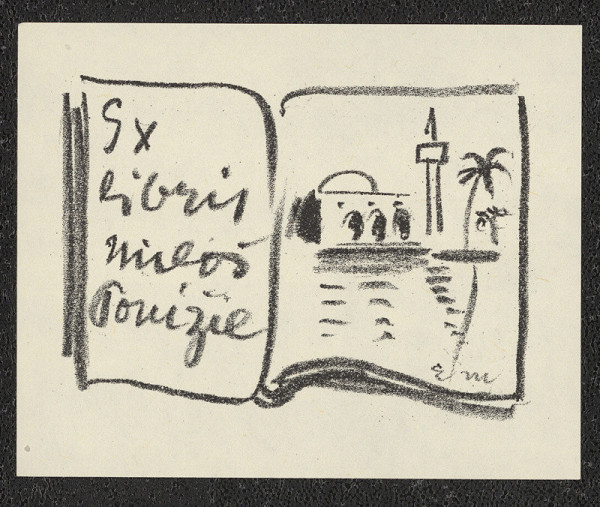 Eduard Milén – Ex libris Miloš Ponížil 
