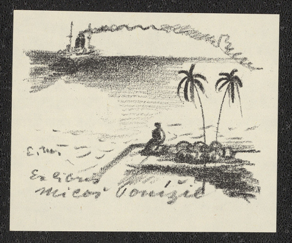 Eduard Milén – Ex libris Miloš Ponížil 