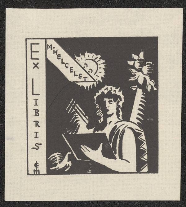 Eduard Milén – Ex libris M. Helcelet 
