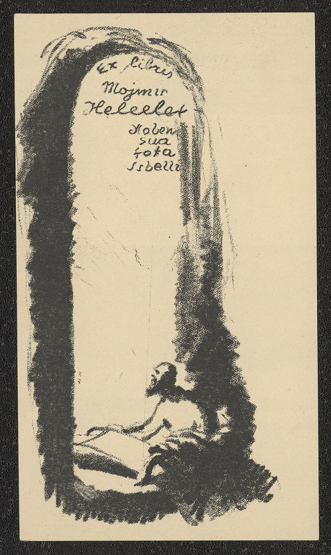 Eduard Milén – Ex libris Mojmír Helcelet. Habent sua fata libelli 