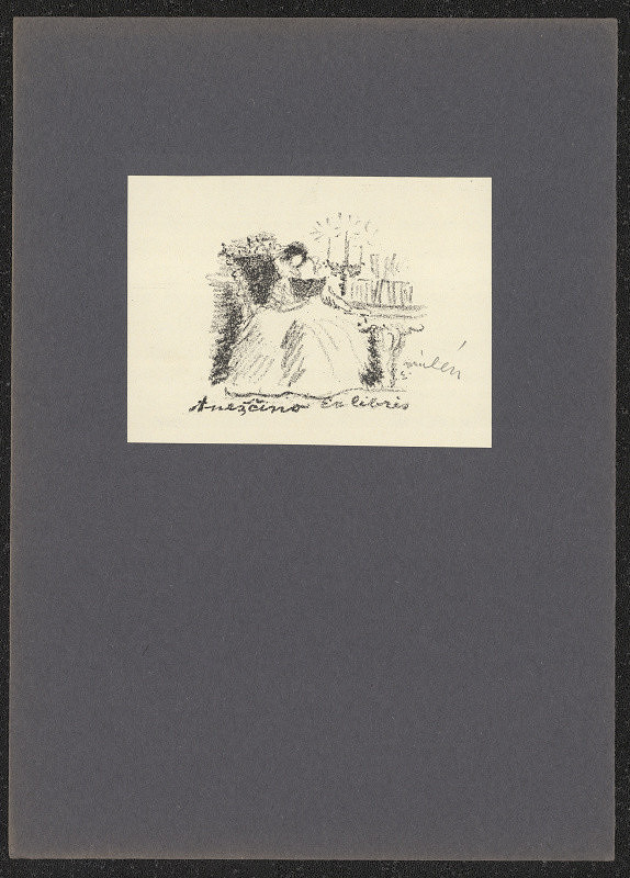 Eduard Milén – Anežčino Ex libris 