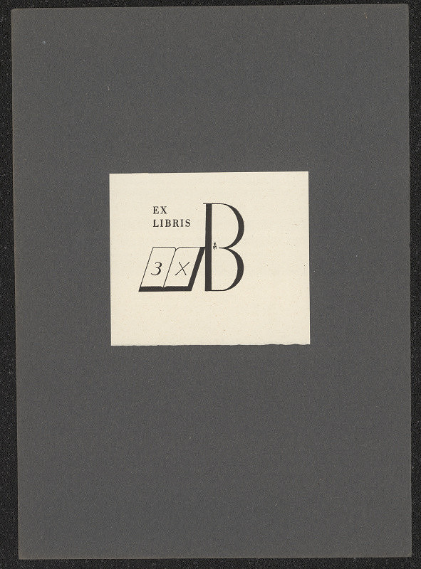 Eduard Milén – Ex libris 3 x B 