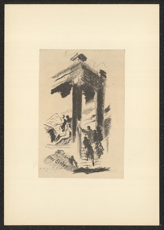 Eduard Milén – Ex libris Otto Eisler 