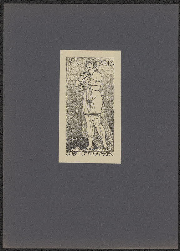 Josef Tomáš Blažek (Fr. Jeteba) – Exlibris Josef Tomáš Blažek 