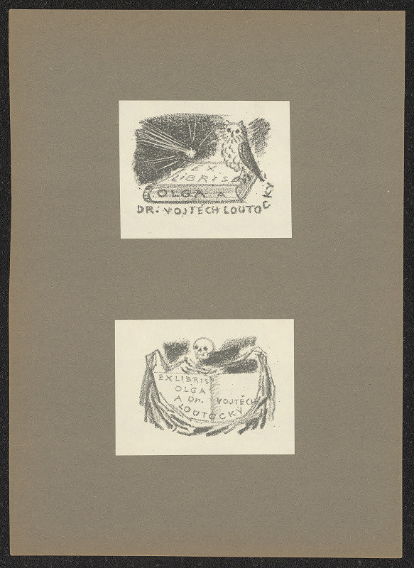 Eduard Milén – Ex libris Dr. Vojtěch Loutocký 