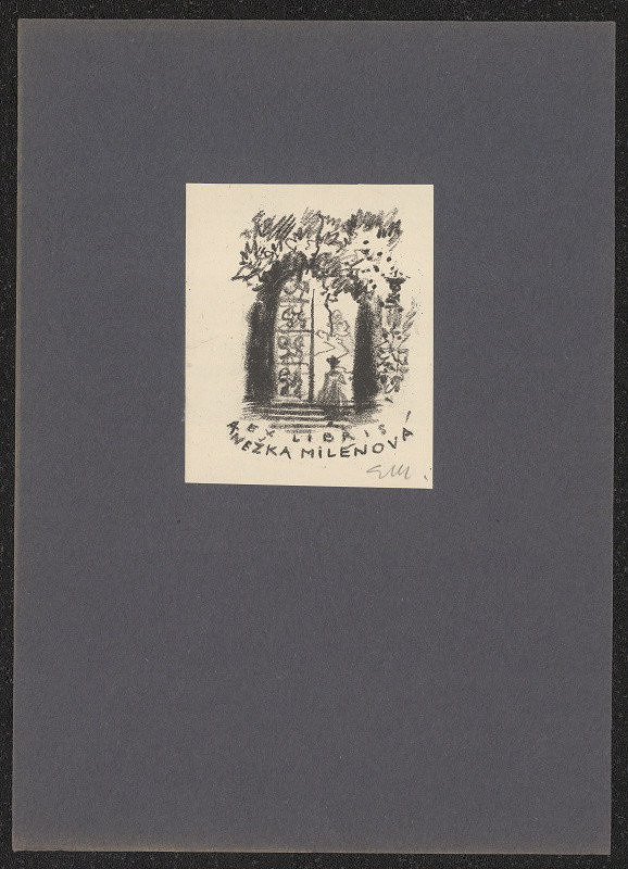 Eduard Milén – Ex libris Anežka Milénová 