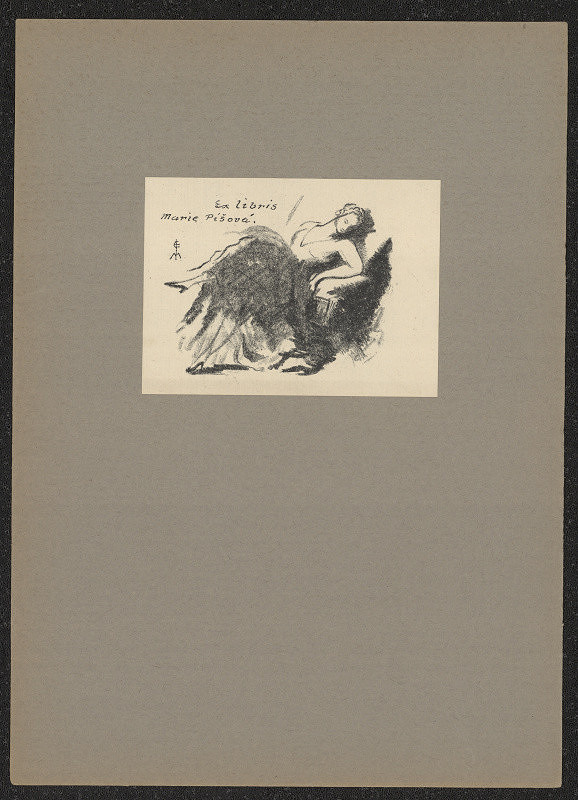 Eduard Milén – Ex libris Marie Píšová 