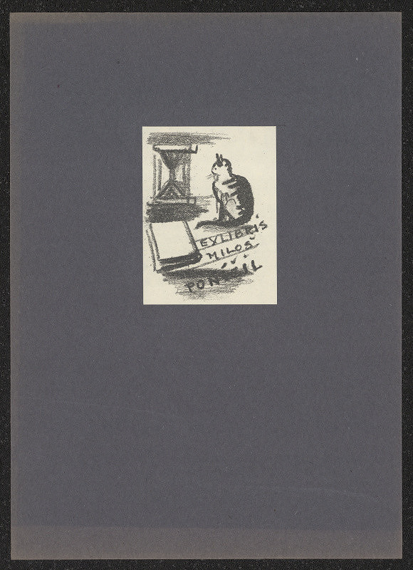 Eduard Milén – Ex libris Miloš Ponížil 