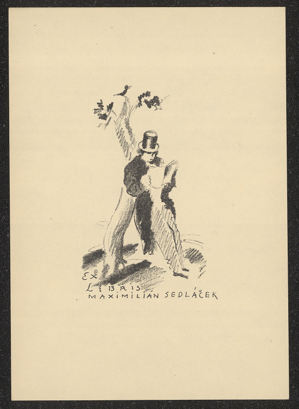 Eduard Milén – Ex libris Maximilián Sedláček 