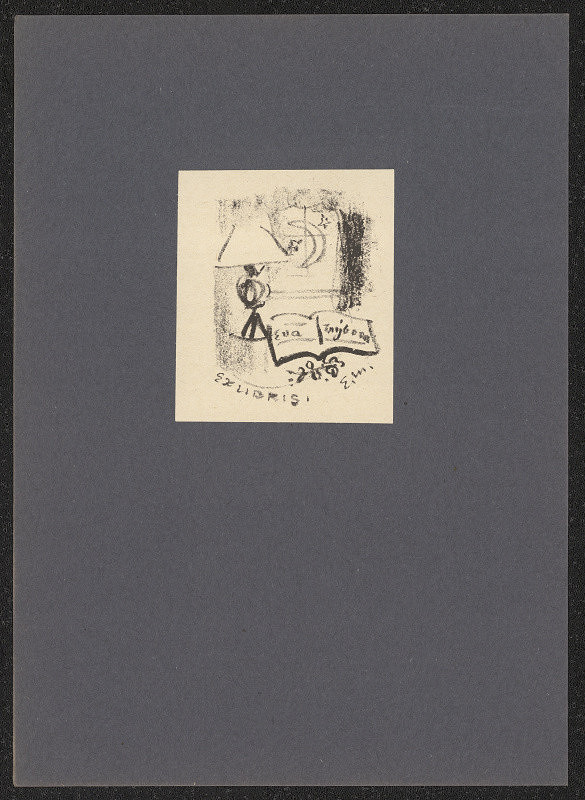 Eduard Milén – Ex libris Eva Trýbová 