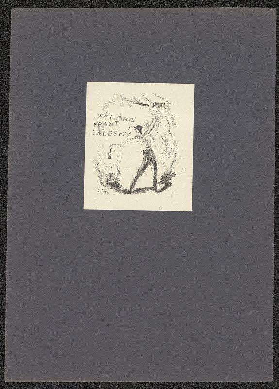 Eduard Milén – Ex libris Frant. Záleský 