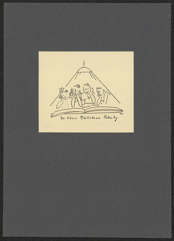 L. Bojanovská – Exlibris Břetislava Peterky 