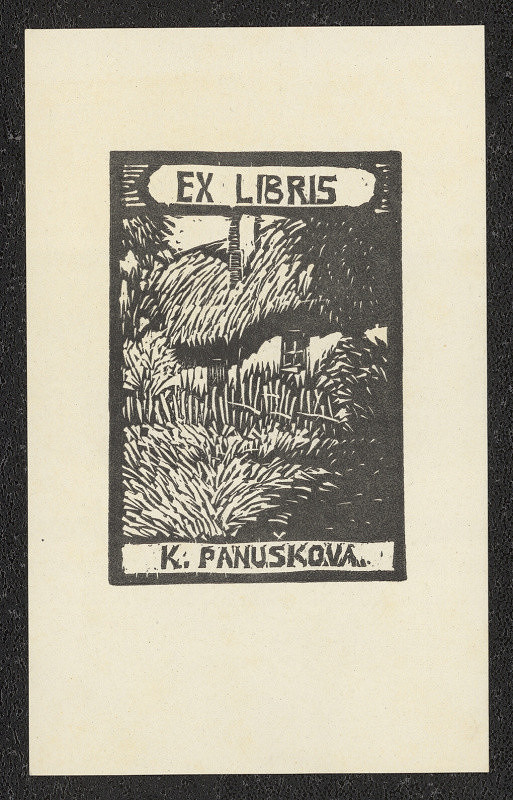 František Michl – Ex libris K. Panušková 