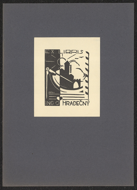 František Michl – Ex libris Ing. O. Hradečný 