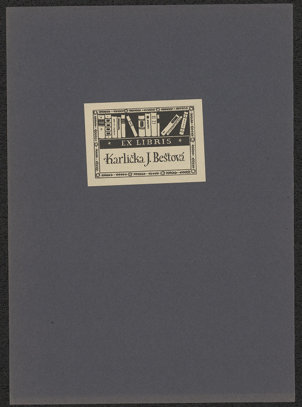 Bozděch – Exlibris Karlička J. Beštová 
