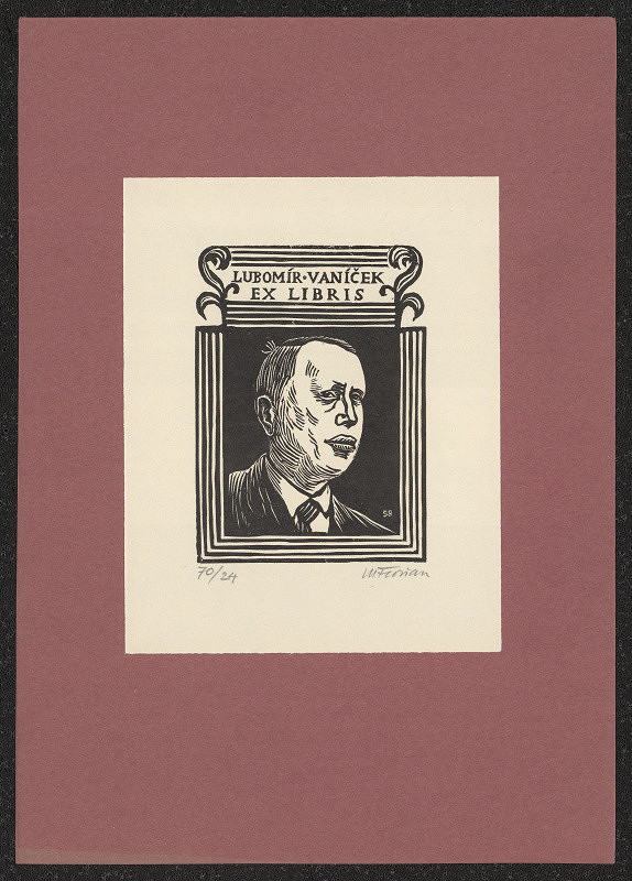 Michael Florian – Lubomír Vaníček ex libris 